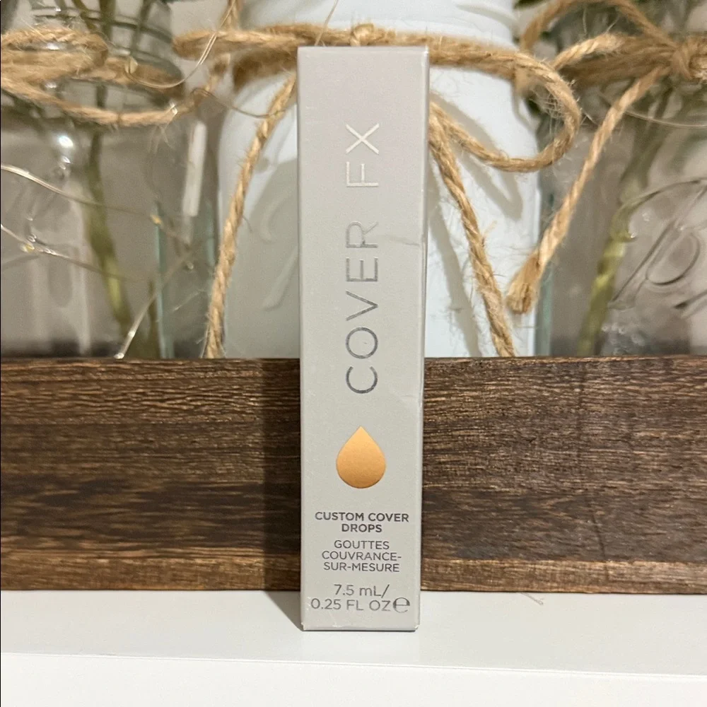 Cover FX Custom Cover Drops – Shade G Deep 3 – 7.5 mL – NIB